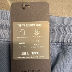 Courtside Short 7” Inseam Fabletics NWTs